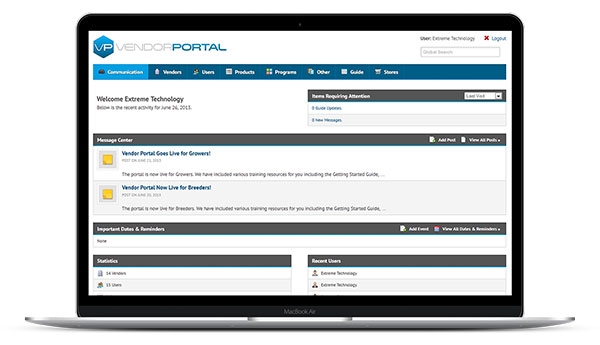 Vendor Portal Software